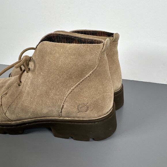 Born Banni Womens Size 6 Taupe Tortola Suede Lace Up Chukka Booties F69817 EUC - Picture 7 of 16